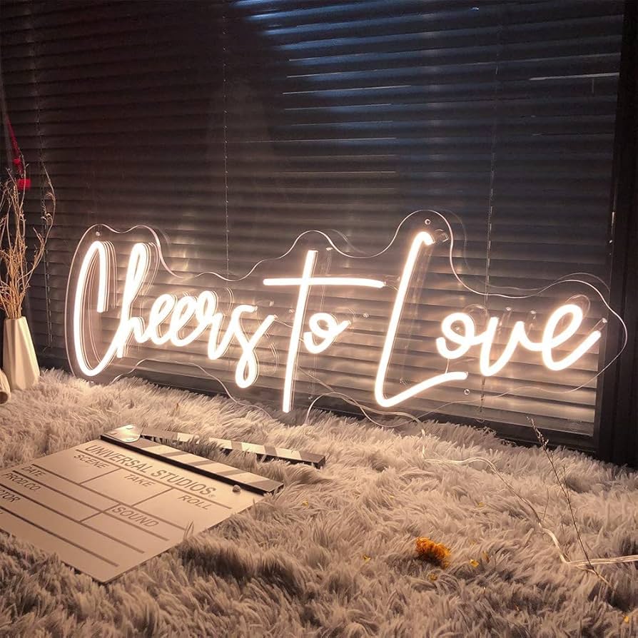 Cheers to Love Neon Sign-Custom for Wall Decor Led Neon